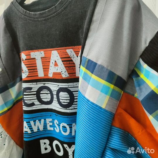 Рубашка пэчворк