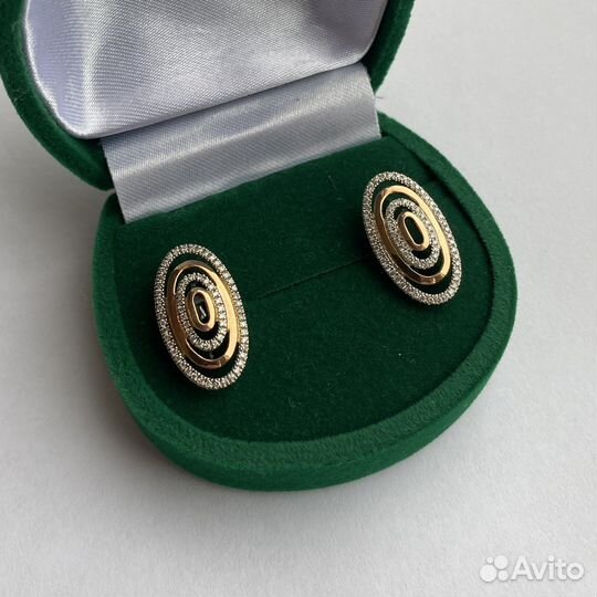 Золотые серьги