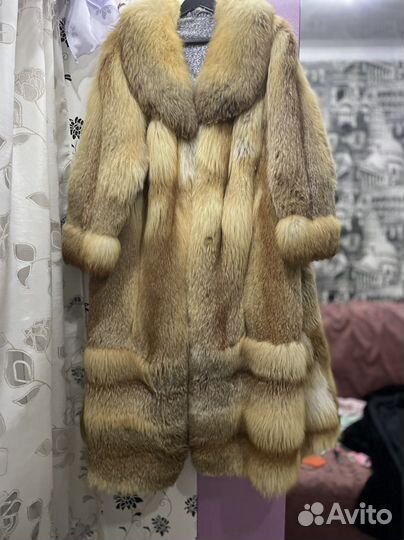 Шуба лисья
