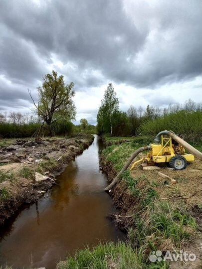 Аренда насосов мотопомп Откачка Водопонижение