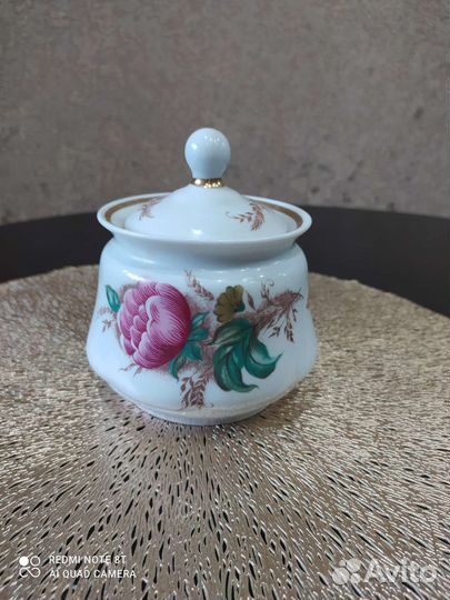 Сахарница фарфор СССР
