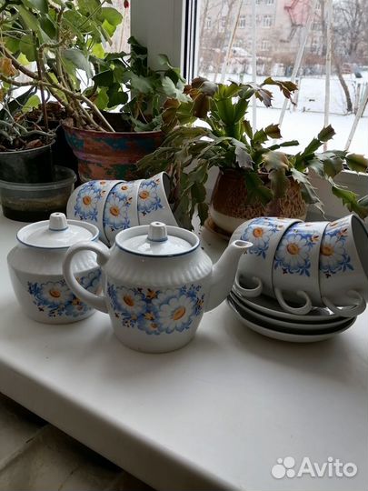 Чайный сервиз вербилки, СССР, новый