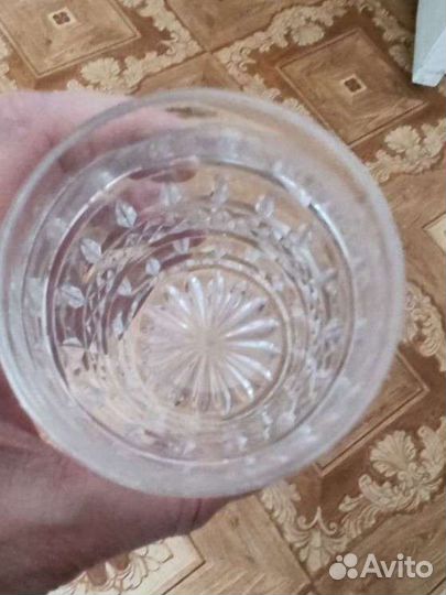 Хрустальные стаканы для виски. Богемия