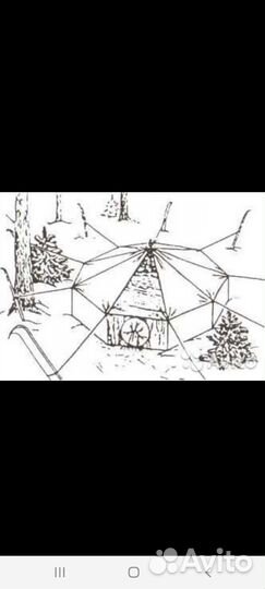 Палатка зима