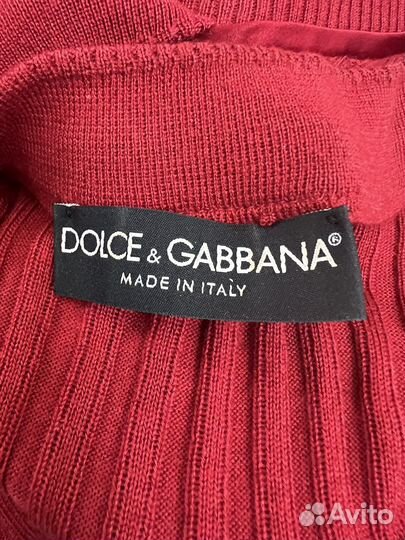 Dolce gabbana джемпер кашемировый