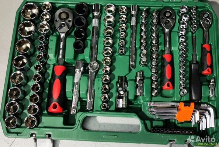 Набор инструментов 150 предметов в кейсе (Арт.84057)