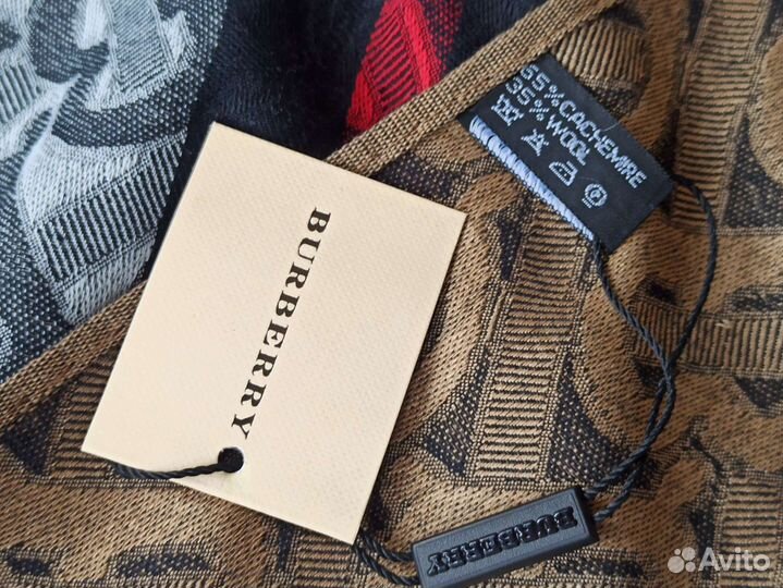 Палантин Шарф Burberry Кашемир двусторонний новый