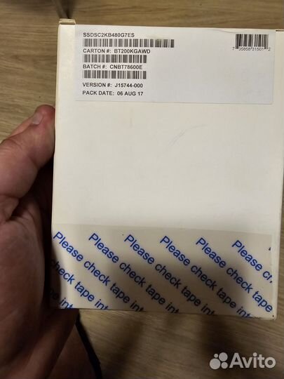 SSD Intel DC D3-S4510 ssdsc2KB480G801