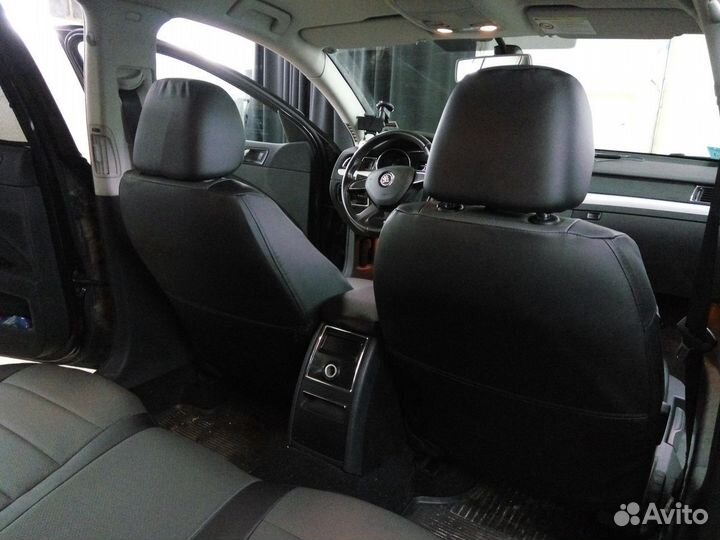 Авточехлы из экокожи Skoda Superb 2 от Автопилот