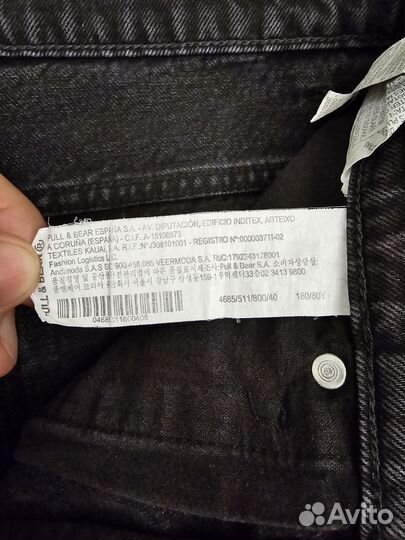 Джинсы pull and bear 40