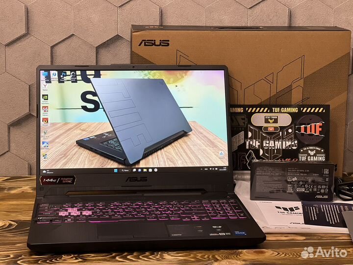 Новый 2023 Asus TUF/RTX/144гц FHD IPS/Ram16гб/SSD