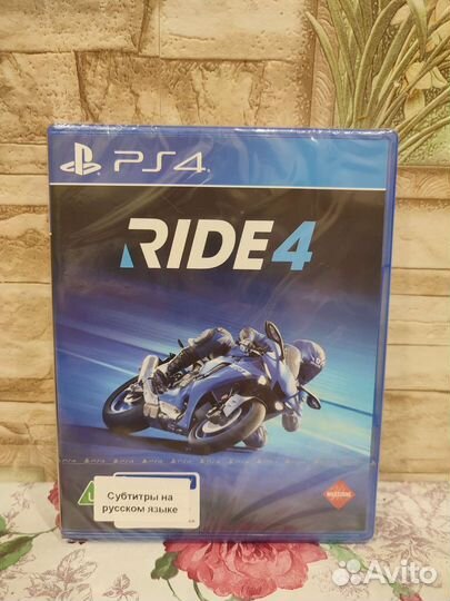 Диск Ride 4 (новый) для ps4