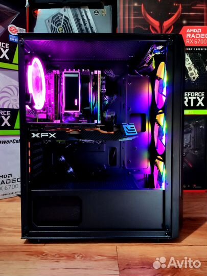 Игровой пк intel 8 ядер/RX580 8GB/ddr3 32GB/SSDm2