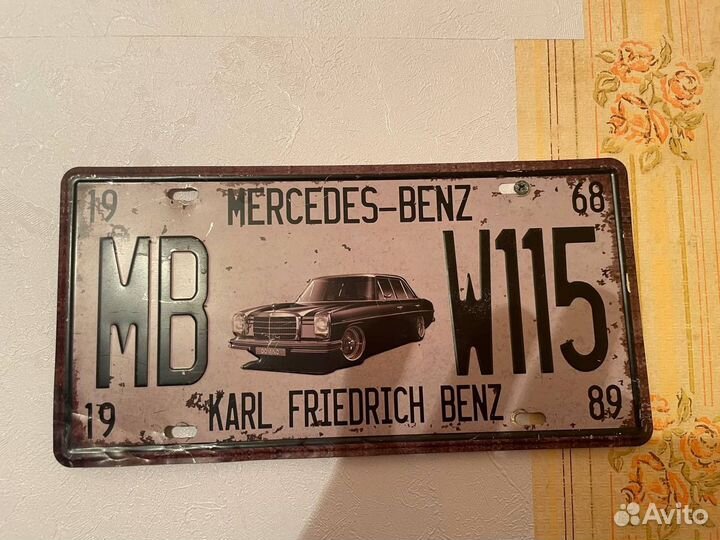 Декоративные таблички номера