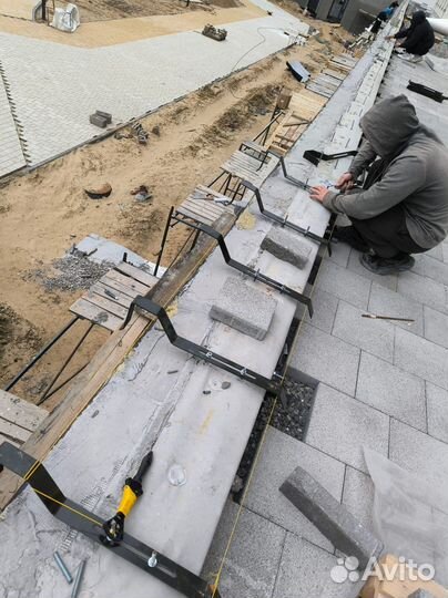 Парапетные крышки из оцинкованной стали