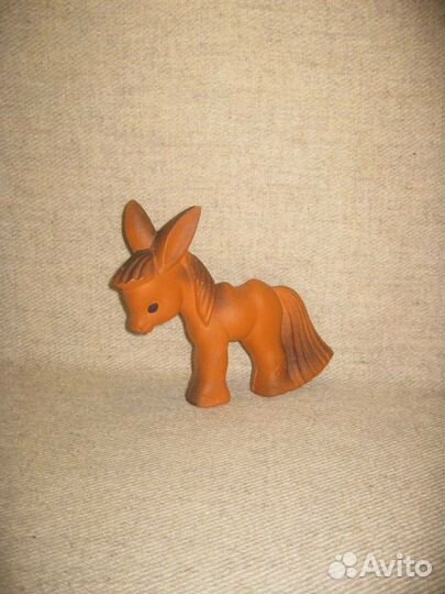 Резиновая игрушка СССР Ослик Красный треугольник