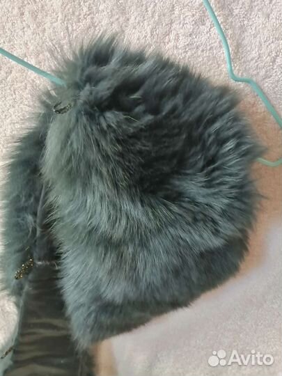 Меховой воротник песец