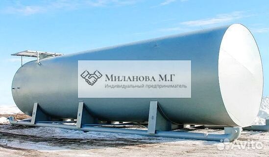 Бочка металлическая, ёмкость для гсм