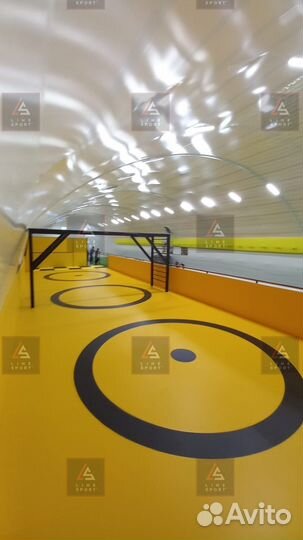 Борцовский ковер 8х8 двухцветный