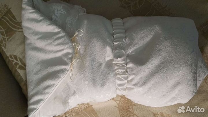 Конверт- одеяло на выписку зимний новый