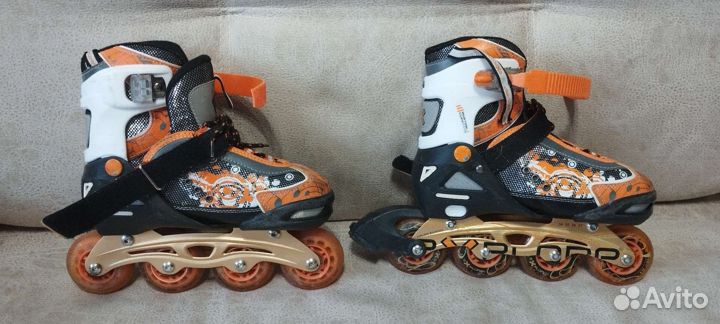 Роликовые коньки детские раздвижные