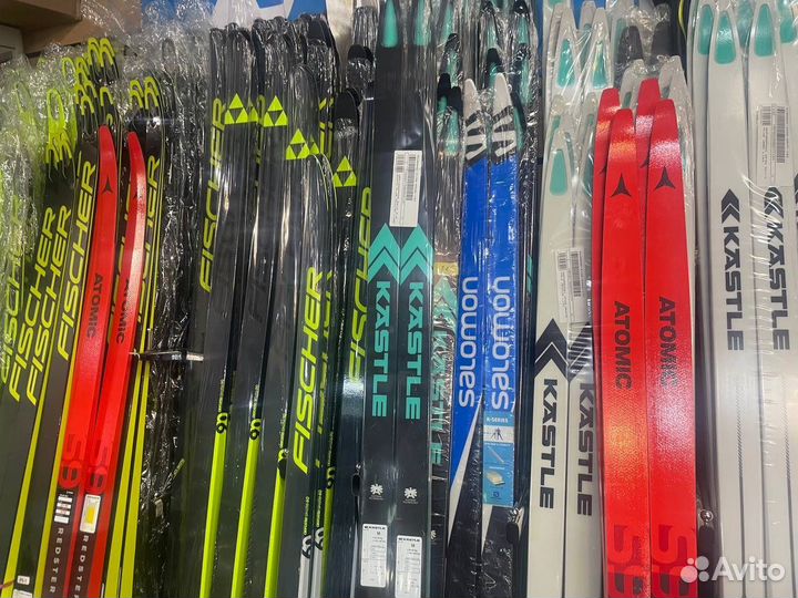Беговые лыжи Fischer, Salomon, Atomic