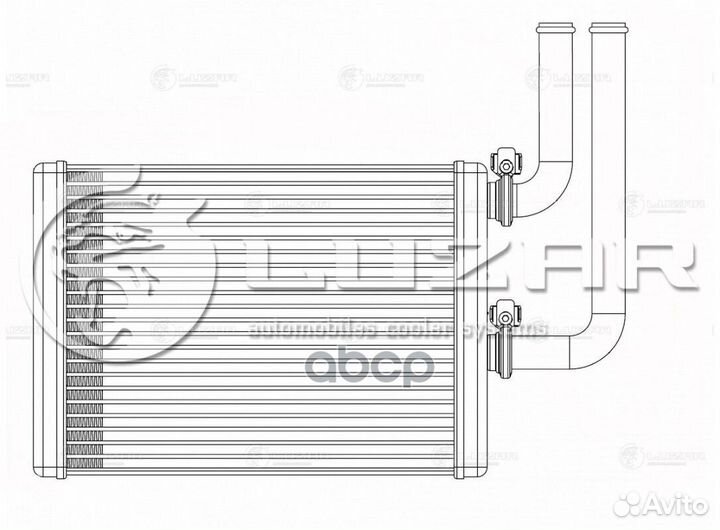 Радиатор отопителя Luzar (LRh1100) Lancer***