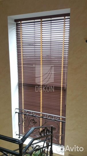 Деревянные жалюзи с замером и установкой