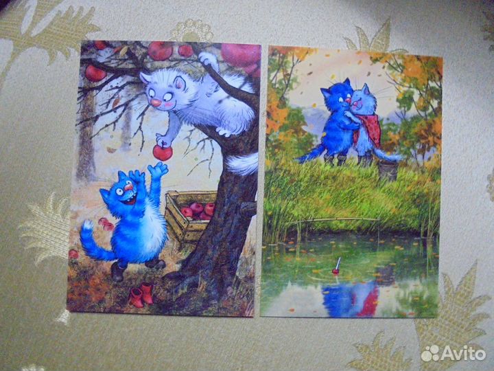 Метафорич карты Синие коты Рина Зенюк