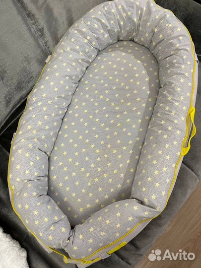 Кокон гнездо Little Vi Серые звезды