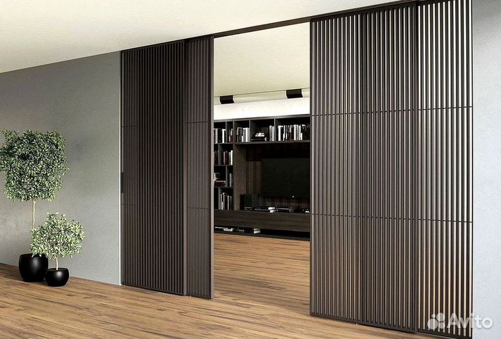 Межкомнатная перегородка из реек