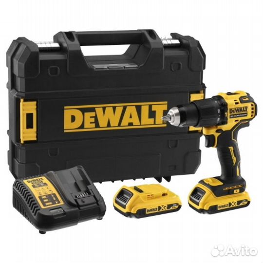 Дрель-шуруповерт dewalt DCD709S2T-QW