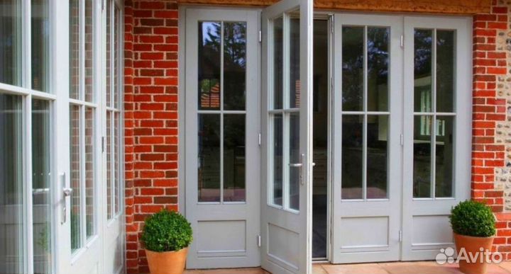 Пластиковые двери с монтажом. Входная группа