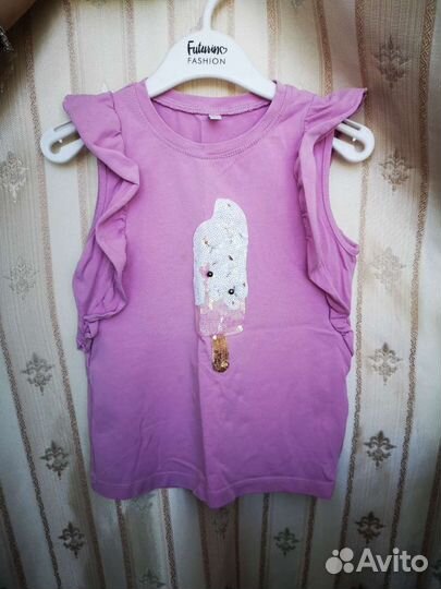 Вещи пакетом для девочки 110-116-122