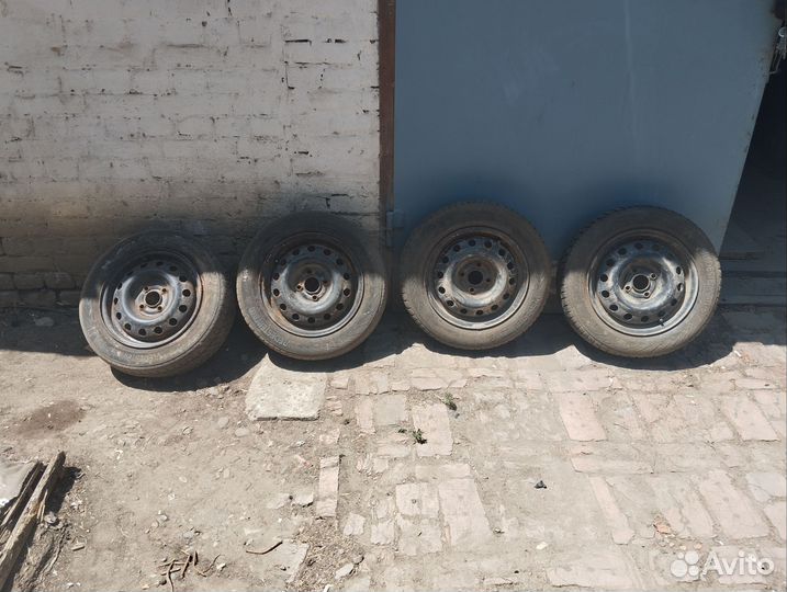 Диски штампованные r14 с резиной