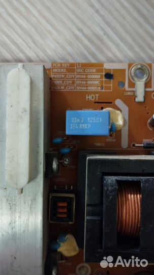 Телевизор samsung на запчасти