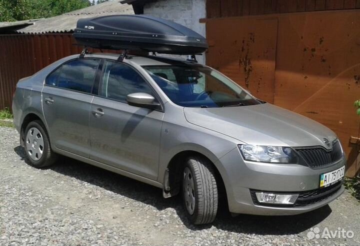 Багажник на крышу Skoda Rapid сталь универсальный