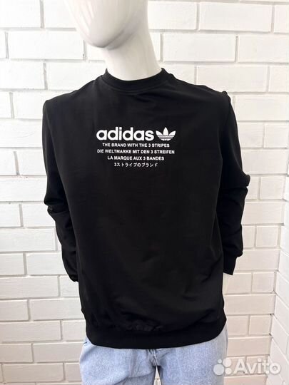 Новый мужской свитшот Adidas толстовка