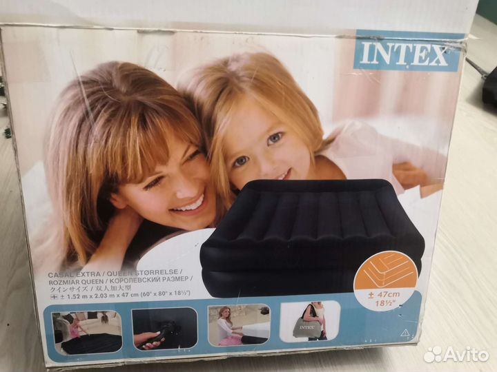 Надувной матрас intex
