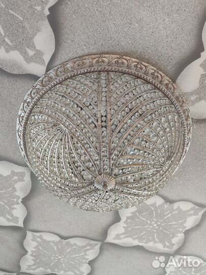 Люстра потолочная хрустальная большая