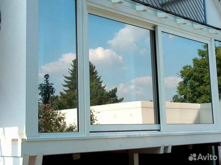 Ремонт окон, стеклопакет Стандарт RAL6330