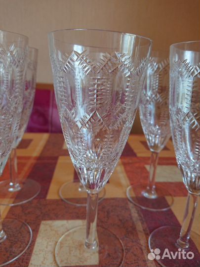 Фужеры хрустальные СССР