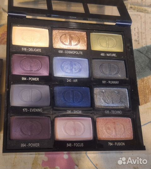 Тени guerlain и dior разных серий и оттенков