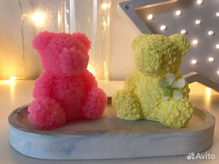 Медведь ручная работа мыло