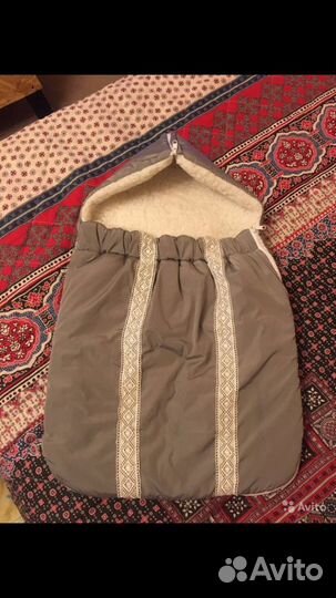 Конверт для малыша из овчины