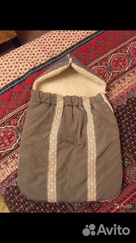 Конверт для малыша из овчины