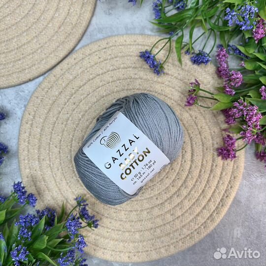 Пряжа Gazzal Baby Cotton