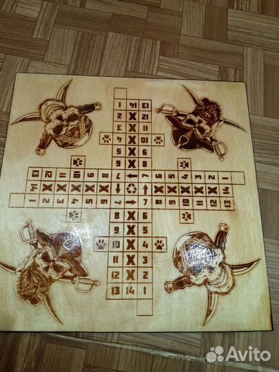 Настольная игра Парчис, Лудо, Ман-вошка, Кресты