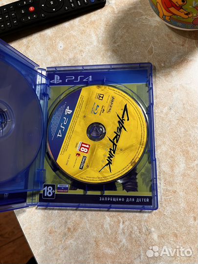 Игра на PS4PRO кибер панк