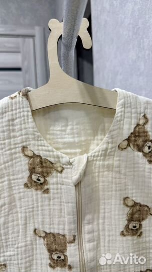 Спальный мешок детский, пеленка кокон 56-74